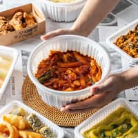 부산오자매떡볶이 로고