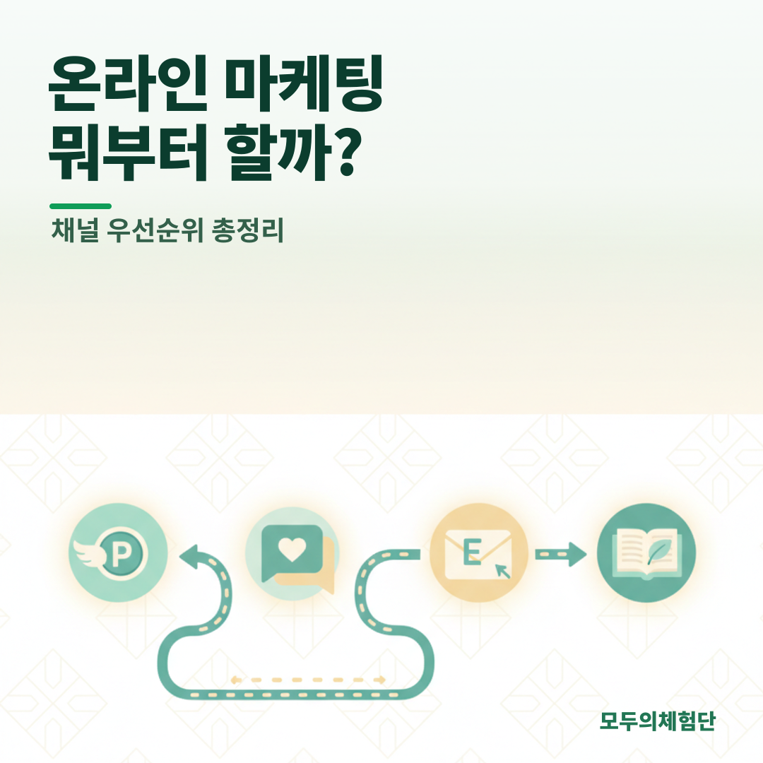 소상공인 온라인 마케팅, 뭐부터 해야 할지 막막하다면? (우선순위)